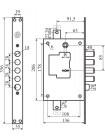 Механізм замку Securemme 2503RCR0328S67