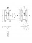 Петля карточная Otlav CI055140P204 черный SX правая