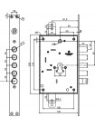 Механізм замку Securemme 2603DCR0328CXX
