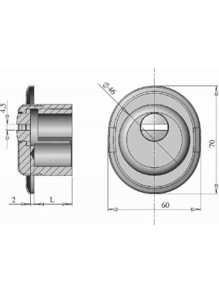 Броненакладка Comit СМ-245 GP золото