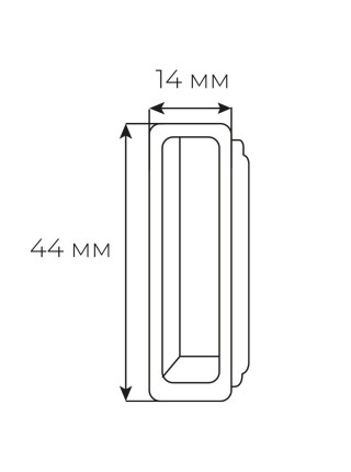 AGB Art. B024029493 Магнитная вставка под ответную планку Polaris Easy-Fix чорна