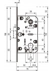 AGB Art. B011035022 Механізм Mediana Evolution під циліндр ант бронза 85мм