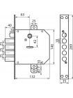 Mottura Art. 89723S5000 Замок 4-риг, 5 кл