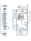 Механізм замку Securemme 2533LCR0328S67