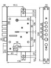 Mottura Ст 54J797H8B05DC6C ХРОМ лівий