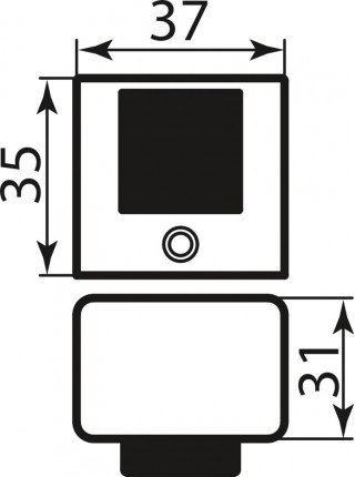 обмежувач дверей Colombo LC112 мат графит