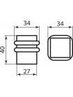 Стопор 1539 BrG пол латунь