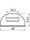 Стопор Amig мод.403-50 коричн.