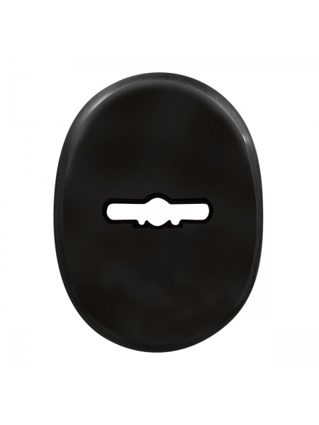 Декоративна накладка кругла під сувальдний ключ чорний