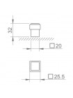 Стопор Tupai 2617-153 чорний