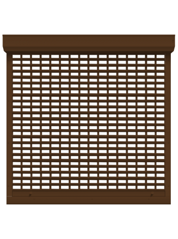 Ролета захисна Magnita коричнева 1800х1400 РАEG37 касета