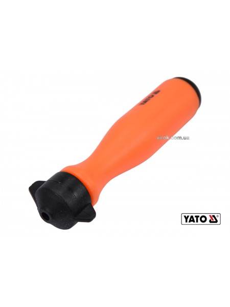 Ручка для напильника YATO : Ø= 4.5 мм. з різьбовим фіксатором, поліпропіленова (YT-85026) [200]