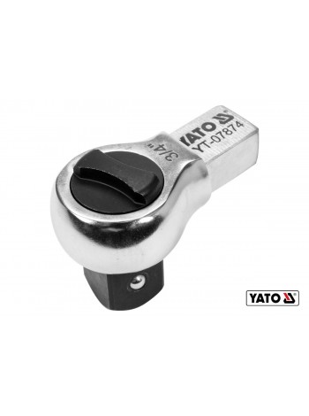 Головка динамометричного ключа YATO : 14-18 мм, квадрат- 3/4" (DW)