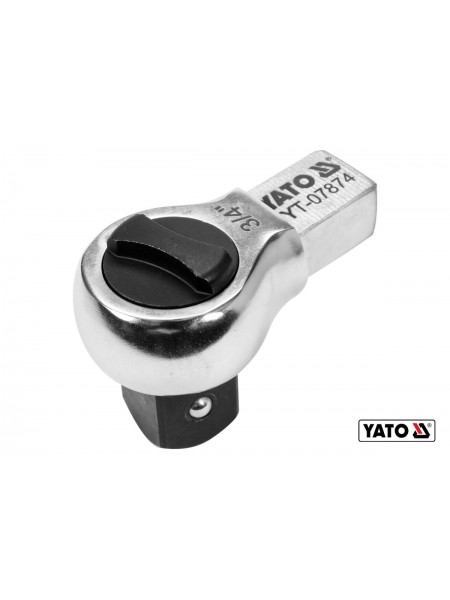Головка динамометричного ключа YATO : 14-18 мм, квадрат- 3/4" (DW)