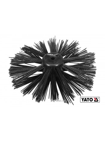 Щітка для очищення каналізації YATO: Ø= 20 см, з нейлона і поліпропіленового ворса, до YT-24980