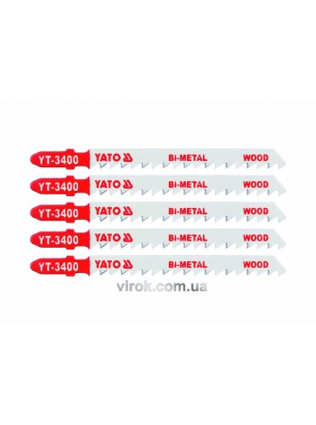 Полотно для електролобзика YATO BI-METAL (дерево) , 6TPI , l=100м, набір 5пр. [50/250]