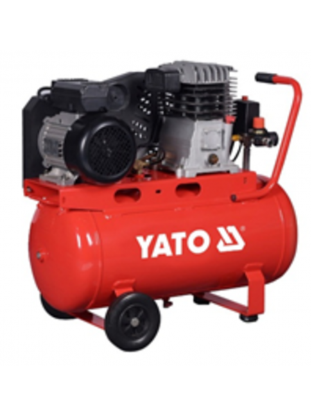 Компресор мережевий професійний YATO 230 В, 2.2 кВт,тиск ≤ 8 Bar, под. повітря-199 л/хв,ресивер-50 л