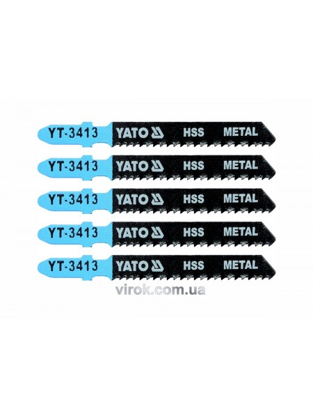 Полотно для електролобзика(метал) YATO : 12TPI, L= 75 мм, Уп. 5 Шт. [25/250]