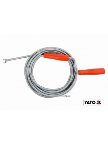 Трос для очищення каналізаційних труб YATO : Ø= 9 мм, l= 5 м