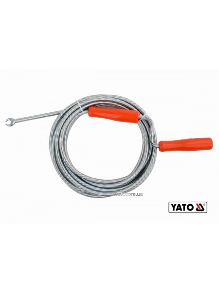 Трос для очищення каналізаційних труб YATO : Ø= 9 мм, l= 5 м [10]