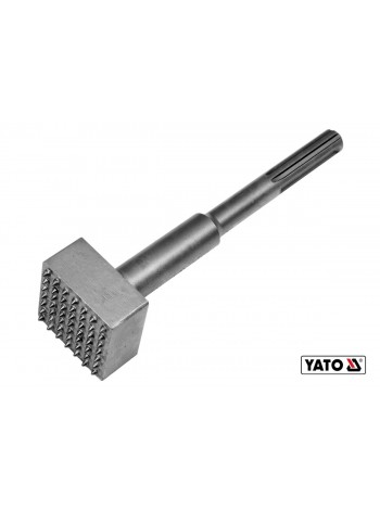 Долото-бучарда для вирівнювання поверхні бетона YATO : SDS-Max, L= 240 мм, стопа- 60х60 мм [5/10]