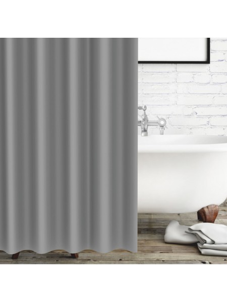 Arino Шторка для ванних кімнат, графітовий 180х180 см