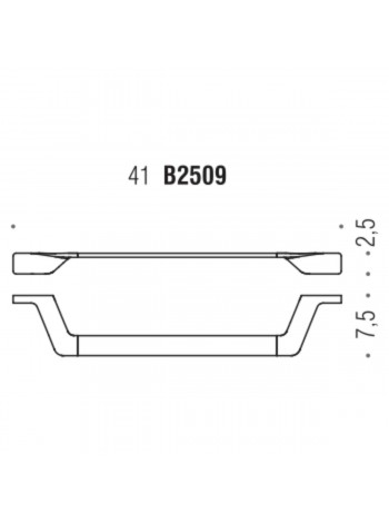 Colombo B2509 Alize Вішалка хром