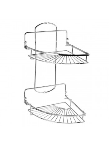 Поличка-сітка кут. дв. W2216 (21*21*38см)
