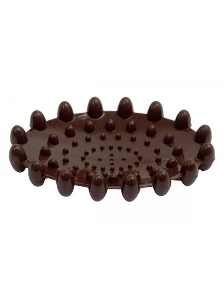 Мильниця овальна зірка силікон шоколад Arino