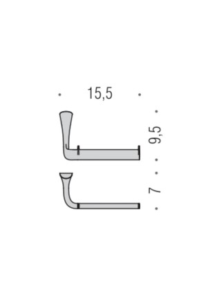 Паперотримач хром Colombo B2808 Land