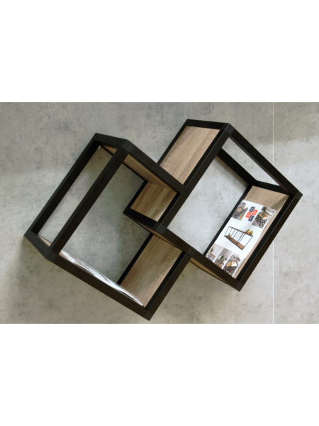 Настінна книжкова полиця TETRIS-2 loft