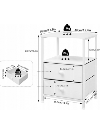 Тумбочка з шухлядою 60x40x30
