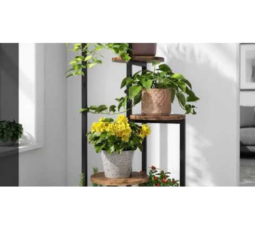 Подставка Tribesigns для растений 4-ярусная