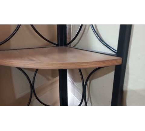 6-ярусный угловой стеллаж MSM – вместительный и стильный в угловое пространство