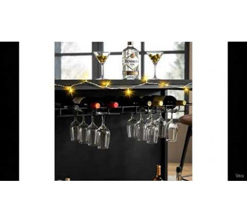 Барный шкаф индустриального стиля