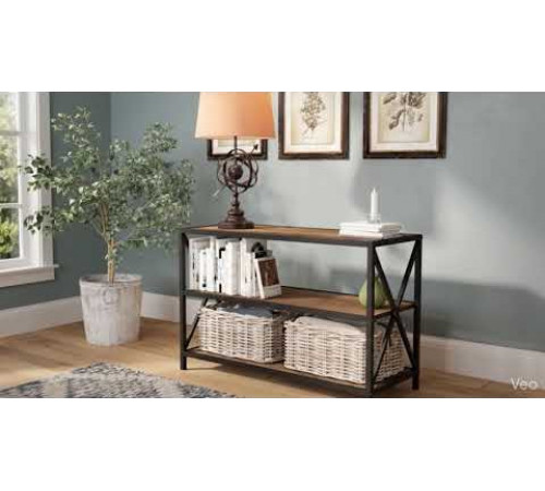 Металлическая консоль MSMLOFT с 2 полками