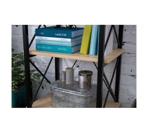 Стеллаж Скиф-3-550 MSMLOFT – компактный и стильный стеллаж в стиле лофт