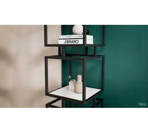 Стелаж MSMLOFT  — відкриті полиці на металевому каркасі