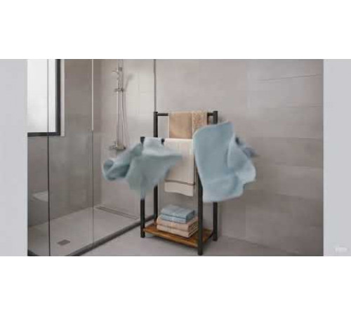 Вешалка для полотенец (металл, 80×42×24 см)