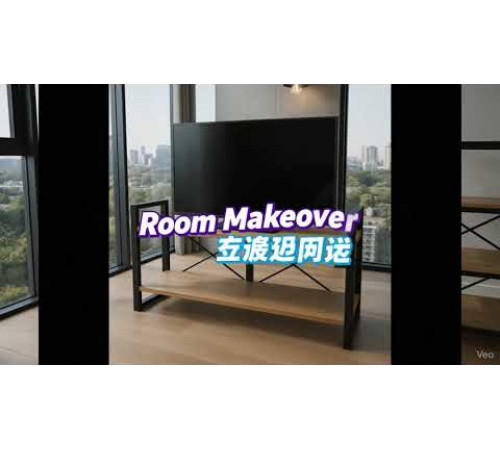 Тумба под телевизор MSMLOFT 120 см — металлическая, 2 полки.