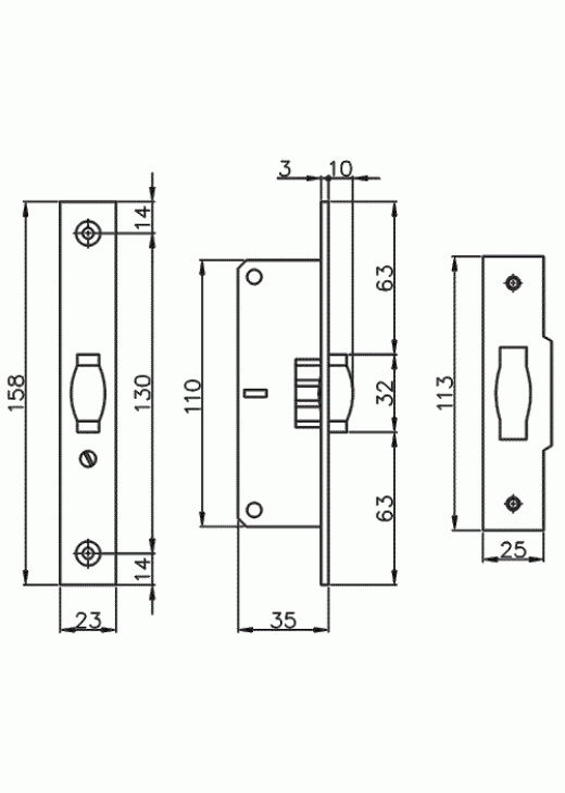 Роликова засувка CLASS 155-В