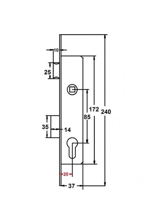 KEDR Корпус замку 153-20