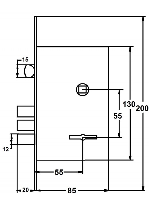 Замок CLASS 008 (55мм)