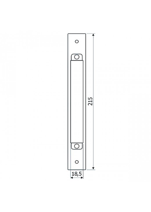 Зворотня планка CLASS до замка 1011 SN сатин Зворотня планка CLASS до замка 1011 SN сатин