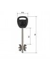 KEDR Механізм замка CLASS 0406 (металевий ключ)