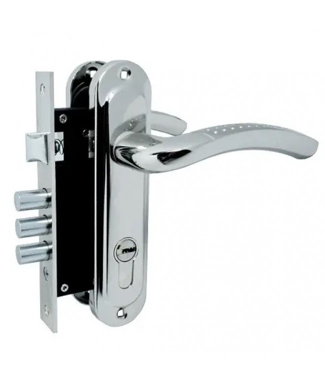 Замок врізний KEDR  з ручками 1026 S/NI