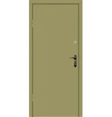 Входная дверь Вулкан "Khaki Steel" Металл/МДФ 2050х860 мм левие