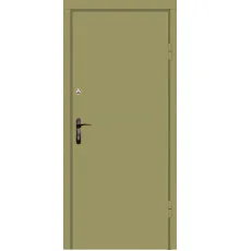 Входная дверь Вулкан "Khaki Steel" Металл/МДФ 2050х860 мм правие