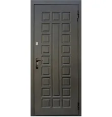 Вхідні двері Вулкан Gray Grid Line 2050х860 мм праві