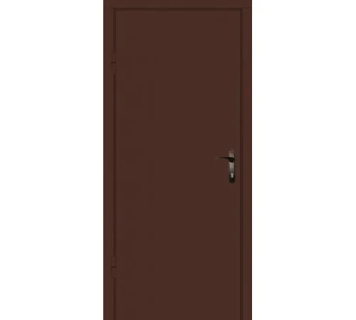 Входная дверь Вулкан Dark Chocolate Металл/МДФ